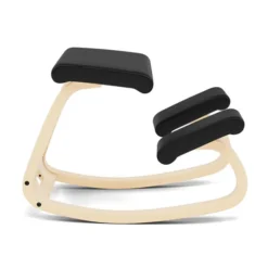 Krzesło Ergonomiczne Variable Czarne Noir 31330, Naturalne Drewno Varier