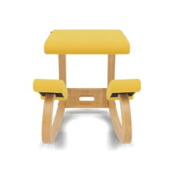 Krzesło Ergonomiczne Variable Żółte Revive 424, Jasnobrązowe Drewno Varier