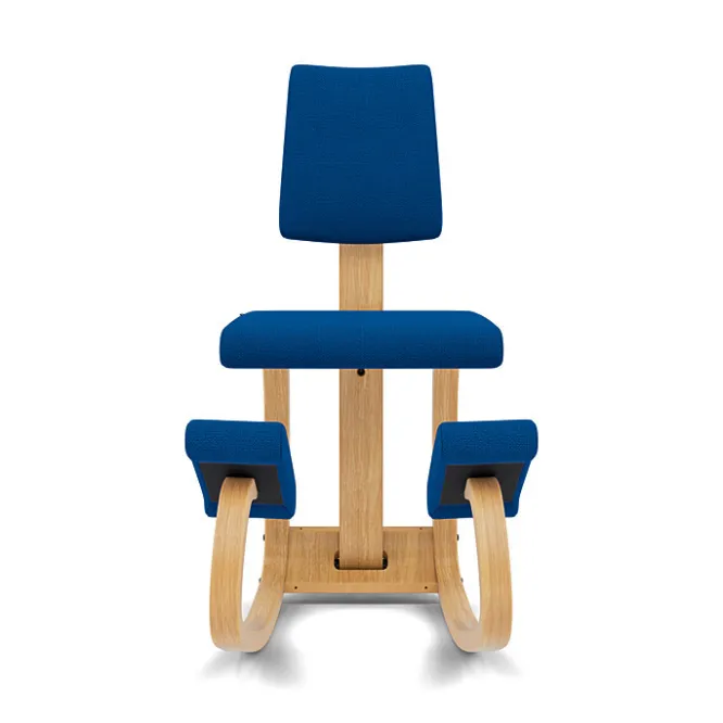 Krzesło Ergonomiczne Variable Plus Niebieskie, Jasnobrązowe Drewno Varier