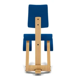 Krzesło Ergonomiczne Variable Plus Niebieskie, Jasnobrązowe Drewno Varier