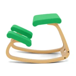 Krzesło Ergonomiczne Variable Zielone Vidar 0932, Jasnobrązowe Drewno Varier