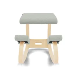 Krzesło Ergonomiczne Variable Jasnoszare Divina Melange 120, Naturalne Drewno Va