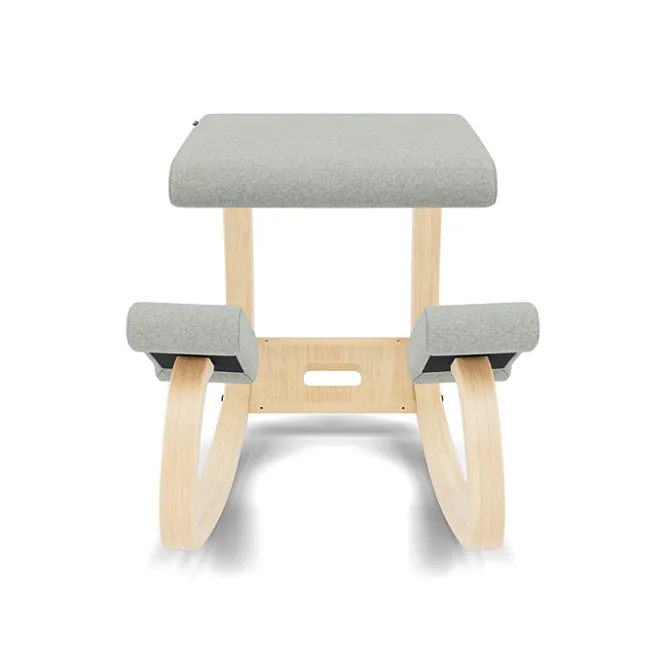Krzesło Ergonomiczne Variable Jasnoszare Divina Melange 120, Naturalne Drewno Va