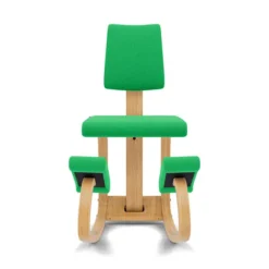 Krzesło Ergonomiczne Variable Plus Zielone, Jasnobrązowe Drewno Varier