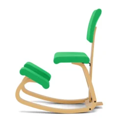 Krzesło Ergonomiczne Variable Plus Zielone, Jasnobrązowe Drewno Varier