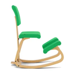 Krzesło Ergonomiczne Variable Plus Zielone, Jasnobrązowe Drewno Varier