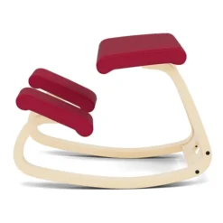 Krzesło Ergonomiczne Variable Czerwone Noir 31324, Naturalne Drewno Varier