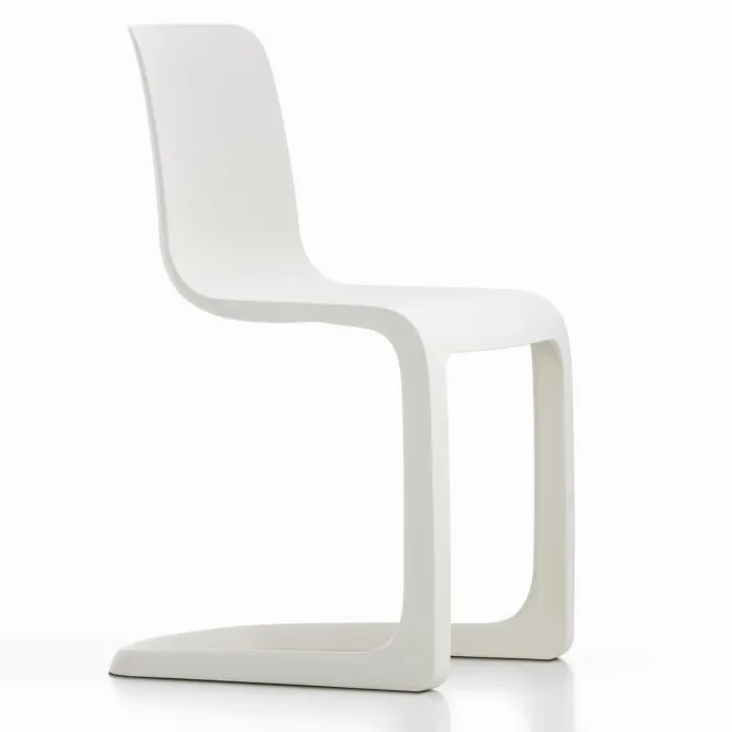 Krzesło Evo-C Kremowe Vitra