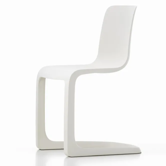 Krzesło Evo-C Kremowe Vitra