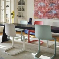 Krzesło Evo-C Miętowa Zieleń Vitra