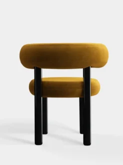Krzesło Fat Black Steel - Gold Velvet Tom Dixon
