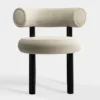 Krzesło Fat Black Steel - Pearl Velvet Tom Dixon