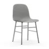 Krzesło Form Chromowana Podstawa Szare Normann Copenhagen