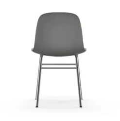 Krzesło Form Chromowana Podstawa Szare Normann Copenhagen