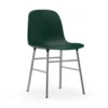 Krzesło Form Chromowana Podstawa Zielone Normann Copenhagen