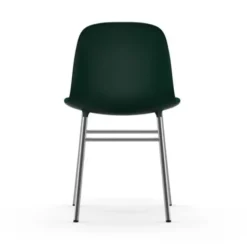 Krzesło Form Chromowana Podstawa Zielone Normann Copenhagen
