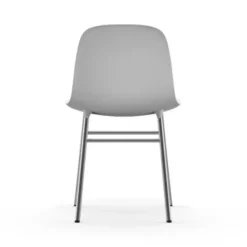 Krzesło Form Chromowana Podstawa Białe Normann Copenhagen