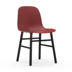 Krzesło Form Dąb Lakierowany Czerwone Normann Copenhagen