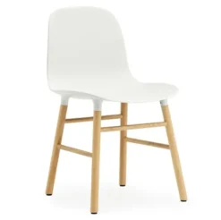 Krzesło Form Dębowa Podstawa Białe Normann Copenhagen