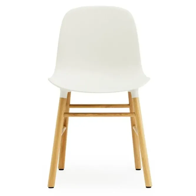 Krzesło Form Dębowa Podstawa Białe Normann Copenhagen
