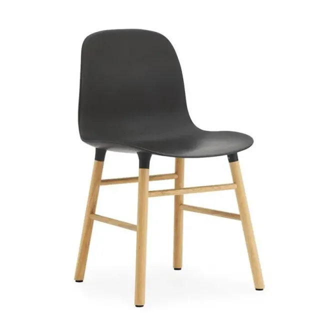 Krzesło Form Dębowa Podstawa Czarne Normann Copenhagen