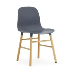 Krzesło Form Dębowa Podstawa Niebieskie Normann Copenhagen
