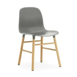 Krzesło Form Dębowa Podstawa Szare Normann Copenhagen