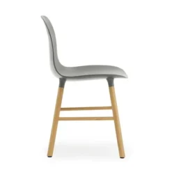 Krzesło Form Dębowa Podstawa Szare Normann Copenhagen
