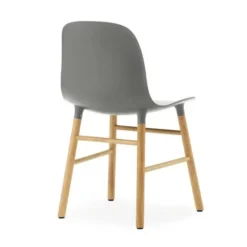 Krzesło Form Dębowa Podstawa Szare Normann Copenhagen