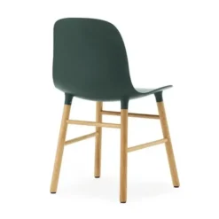 Krzesło Form Dębowa Podstawa Zielone Normann Copenhagen