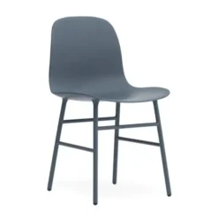 Krzesło Form Metalowa Podstawa Niebieskie Normann Copenhagen