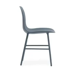 Krzesło Form Metalowa Podstawa Niebieskie Normann Copenhagen
