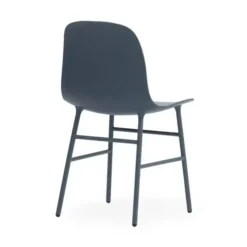 Krzesło Form Metalowa Podstawa Niebieskie Normann Copenhagen