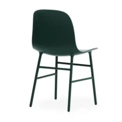 Krzesło Form Metalowa Podstawa Zielone Normann Copenhagen