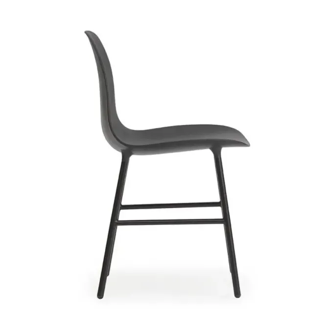 Krzesło Form Metalowa Podstawa Czarne Normann Copenhagen