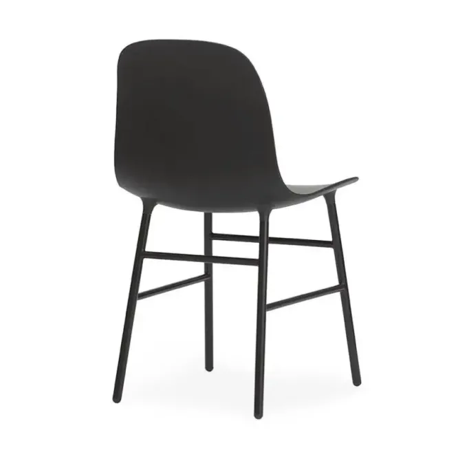 Krzesło Form Metalowa Podstawa Czarne Normann Copenhagen