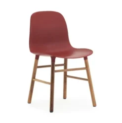 Krzesło Form Orzech Czerwone Normann Copenhagen