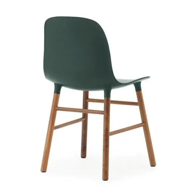 Krzesło Form Orzech Zielone Normann Copenhagen
