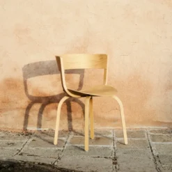 Krzesło 404 F Z Podłokietnikami Dębowe Gładkie Thonet
