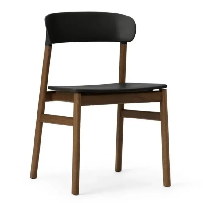 Krzesło Herit Ciemny Dąb Czarne Normann Copenhagen
