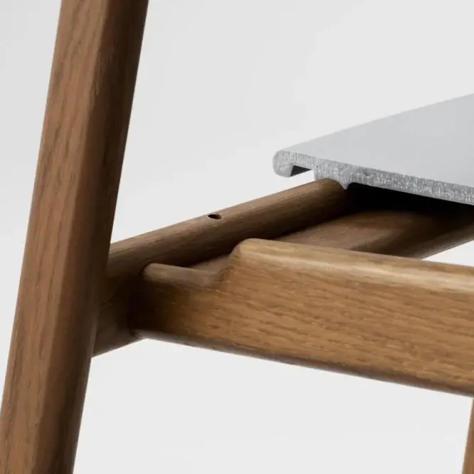Krzesło Herit Ciemny Dąb Szare Normann Copenhagen