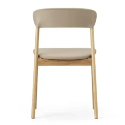 Krzesło Herit Jasny Dąb Skórzane Piaskowe Normann Copenhagen