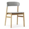Krzesło Herit Jasny Dąb Szare Normann Copenhagen