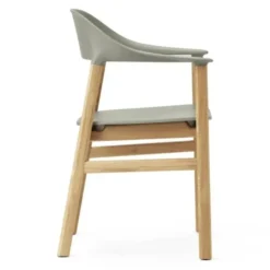 Krzesło Herit Z Podłokietnikami Jasny Dąb Zielone Normann Copenhagen