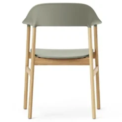Krzesło Herit Z Podłokietnikami Jasny Dąb Zielone Normann Copenhagen
