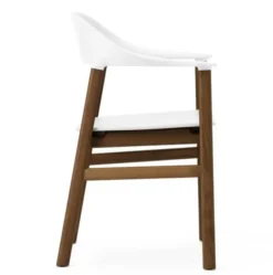 Krzesło Herit Z Podłokietnikami Ciemny Dąb Białe Normann Copenhagen