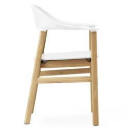 Krzesło Herit Z Podłokietnikami Jasny Dąb Białe Normann Copenhagen