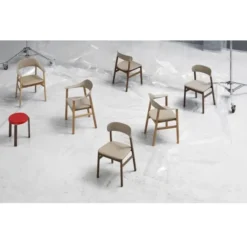 Krzesło Herit Z Podłokietnikami Jasny Dąb Białe Normann Copenhagen