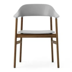 Krzesło Herit Z Podłokietnikami Ciemny Dąb Szare Normann Copenhagen