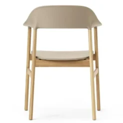 Krzesło Herit Z Podłokietnikami Jasny Dąb Piaskowe Normann Copenhagen